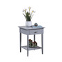 Amy 1 Drawer End Table with Shelf