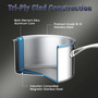 Multi-Ply Clad Stainless-Steel 10-Piece Cookware Set