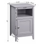 Designs2Go Storage Cabinet End Table with Shelf