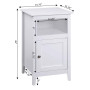 Designs2Go Storage Cabinet End Table with Shelf