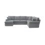 Zaniel 138" 3PC Fabric Sectional with Chaise, Created for Macy's