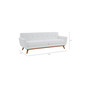 Opal 90" Linen Tufted Sofa