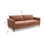 Eliqueen 87" Fabric Sofa, Created for Macy's