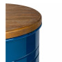 Modern Metal Storage Accent Table or Stool, Set of 2