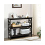 3-Tier Console Table x-Design Bookshelf Sofa Side Accent Table