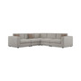CLOSEOUT! Denman 5-Pc. Fabric L Sectional, Created for Macy's