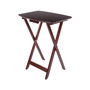 Darlene 2-Piece Wood Snack Table Set