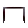 Linea Console/Hall Table with Chrome Accent
