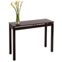 Linea Console/Hall Table with Chrome Accent