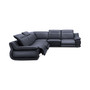 Daisley 5-Pc. Leather "L" Shaped Sectional Sofa with 3 Power Recliners