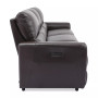 Danvors 3-Pc. Leather Sectional Sofa with 3 Power Recliners and Power Headrests