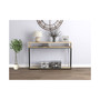 Safdie & Co. Console Table Two Open Shelves