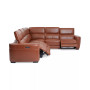 Lexanna 6-Pc. Leather Sectional with 3 Power Motion Recliners, Created for Macy's
