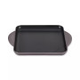 9.5" Enameled Cast Iron Square Griddle Pan