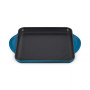 9.5" Enameled Cast Iron Square Griddle Pan