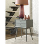 Rory 2-Drawer Side Table, Quick Ship