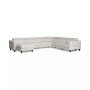 Silvanah 6-Pc. Leather Sectional with Storage Chaise and 3 Power Recliners, Created for Macy's
