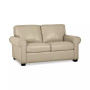 Orid 59" Leather Roll Arm Loveseat, Created for Macy's