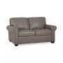 Orid 59" Leather Roll Arm Loveseat, Created for Macy's
