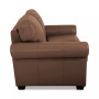 Orid 59" Leather Roll Arm Loveseat, Created for Macy's