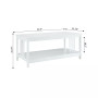 Mission Coffee Table with Shelf
