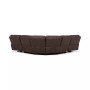 Binardo 123" 5 Pc Zero Gravity Leather Sectional with 2 Power Recliners, Created for Macy's