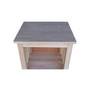 Mission Tall End Table with Drawer