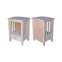 Mission Tall End Table with Drawer