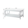 Omega Coffee Table with Shelf