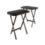 Cade 2-Piece Wood Oversize Snack Table Set