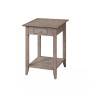 American Heritage 1 Drawer End Table with Shelf