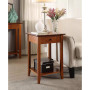 American Heritage 1 Drawer End Table with Shelf