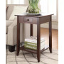 American Heritage 1 Drawer End Table with Shelf