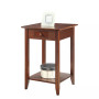 American Heritage 1 Drawer End Table with Shelf