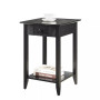 American Heritage 1 Drawer End Table with Shelf