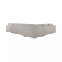 CLOSEOUT! Denman 125" 6-Pc. Fabric Sectional with Chaise, Created for Macy's