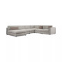 CLOSEOUT! Denman 125" 6-Pc. Fabric Sectional with Chaise, Created for Macy's