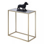 Gold Coast Faux Marble Chairside End Table