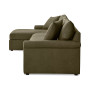 Wrenley 134" 3-Pc. Fabric Sectional Chaise Sofa, Created for Macy's