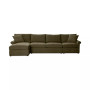 Wrenley 134" 3-Pc. Fabric Sectional Chaise Sofa, Created for Macy's