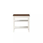American Heritage 1 Drawer Chairside End Table with Shelves