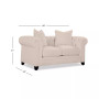 Kallison Fabric Loveseat, Created for Macy's