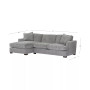 CLOSEOUT! Juliam 2-Pc. Fabric Sofa with Chaise, Created for Macy's