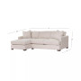 CLOSEOUT! Juliam 2-Pc. Fabric Sofa with Chaise, Created for Macy's