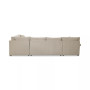Wrenley 138" 5-Pc. Fabric Modular Sleeper Chaise Sectional Sofa, Created for Macy's