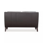 Collyn 59" Modern Leather Loveseat, Created for Macy's