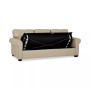 Orid 84" Queen Leather Roll Arm Sleeper, Created for Macy's