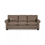 Orid 84" Queen Leather Roll Arm Sleeper, Created for Macy's