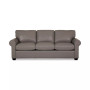 Orid 84" Queen Leather Roll Arm Sleeper, Created for Macy's