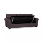 Orid 84" Queen Leather Roll Arm Sleeper, Created for Macy's
